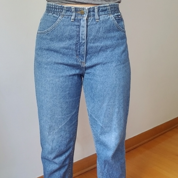 High waisted lee mom jeans